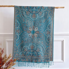 Ethnic-style Shawl Dual-use And Versatile Extra-thick Scarf For Women