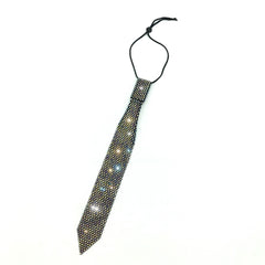 Internet-famous Little Tie Shirt For Women With Sparkling Rhinestone-decorated Neckerchief
