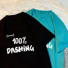 Womens Short-sleeve Top With Letter Print