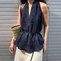 Stylish And Minimalist Sleeveless Top For Women