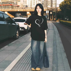 Womens Relaxed Versatile Short-sleeve Top