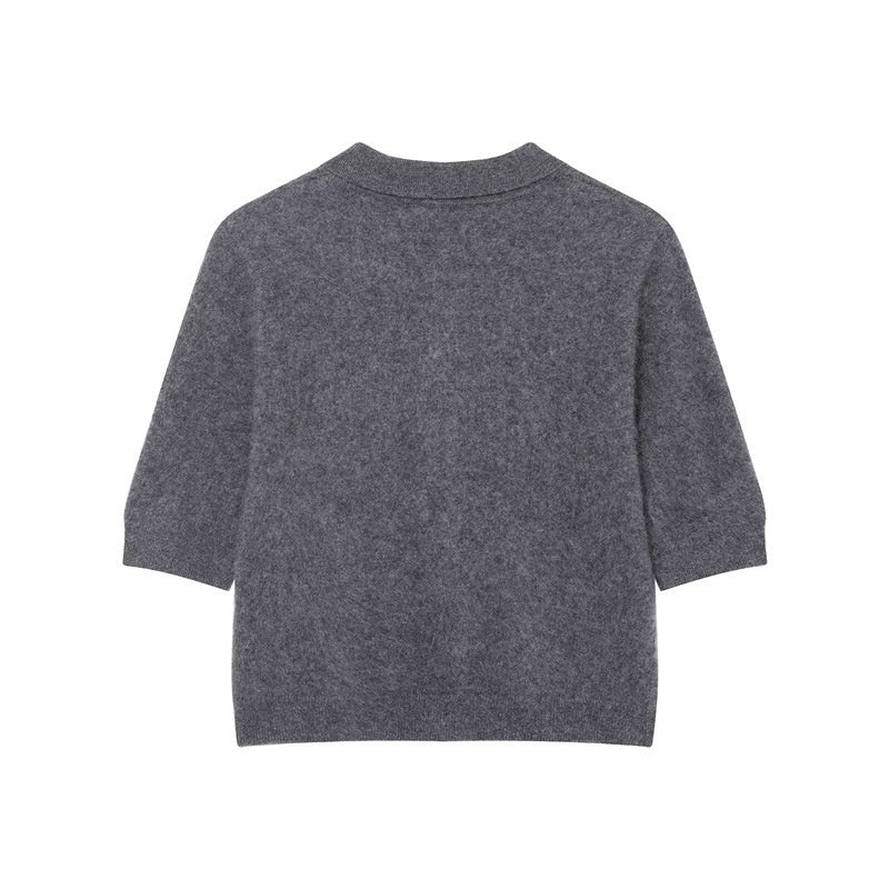 Female European And American Style Fashionable Simple Short Sleeved Shirt