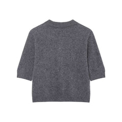 Female European And American Style Fashionable Simple Short Sleeved Shirt