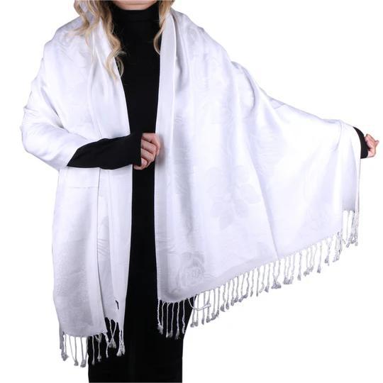 Womens AutumnWinter Faux Cashmere Shawl Cozy Wrap Scarf For Warmth
