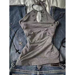 Womens Neck-hanging Camisole Top