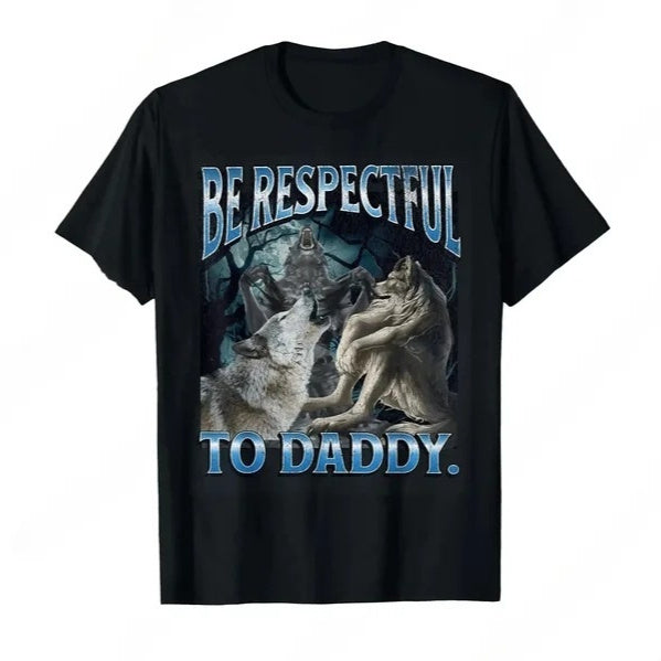 Wolf Terrier T-shirt A Trendy Soft Short-sleeve Tee