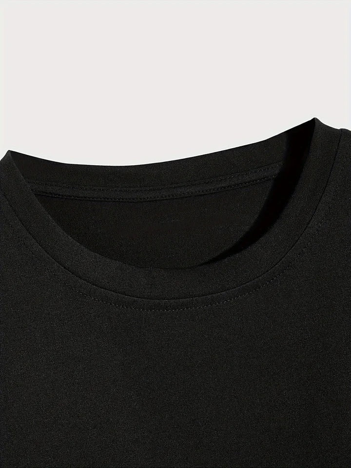 Womens Casual Loose-fitting Breathable Crop Top