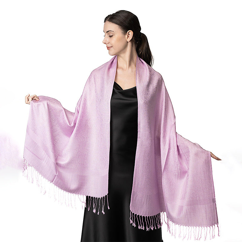New Lightweight Luxury Shawl For Women A Faux Cashmere Wrap Style Scarf