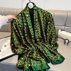 Simple Stylish And Versatile Green Shawl