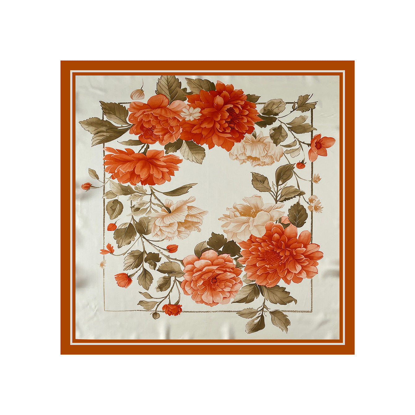 High-end Springsummer Square Scarf