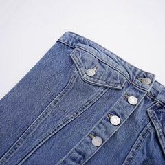 Womens Stylish Denim Tube Top