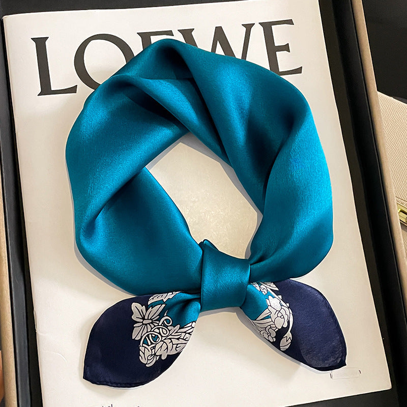 Versatile And Stylish Silk Neck Scarf