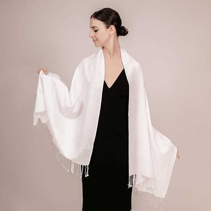 New Lightweight Luxury Shawl For Women A Faux Cashmere Wrap Style Scarf