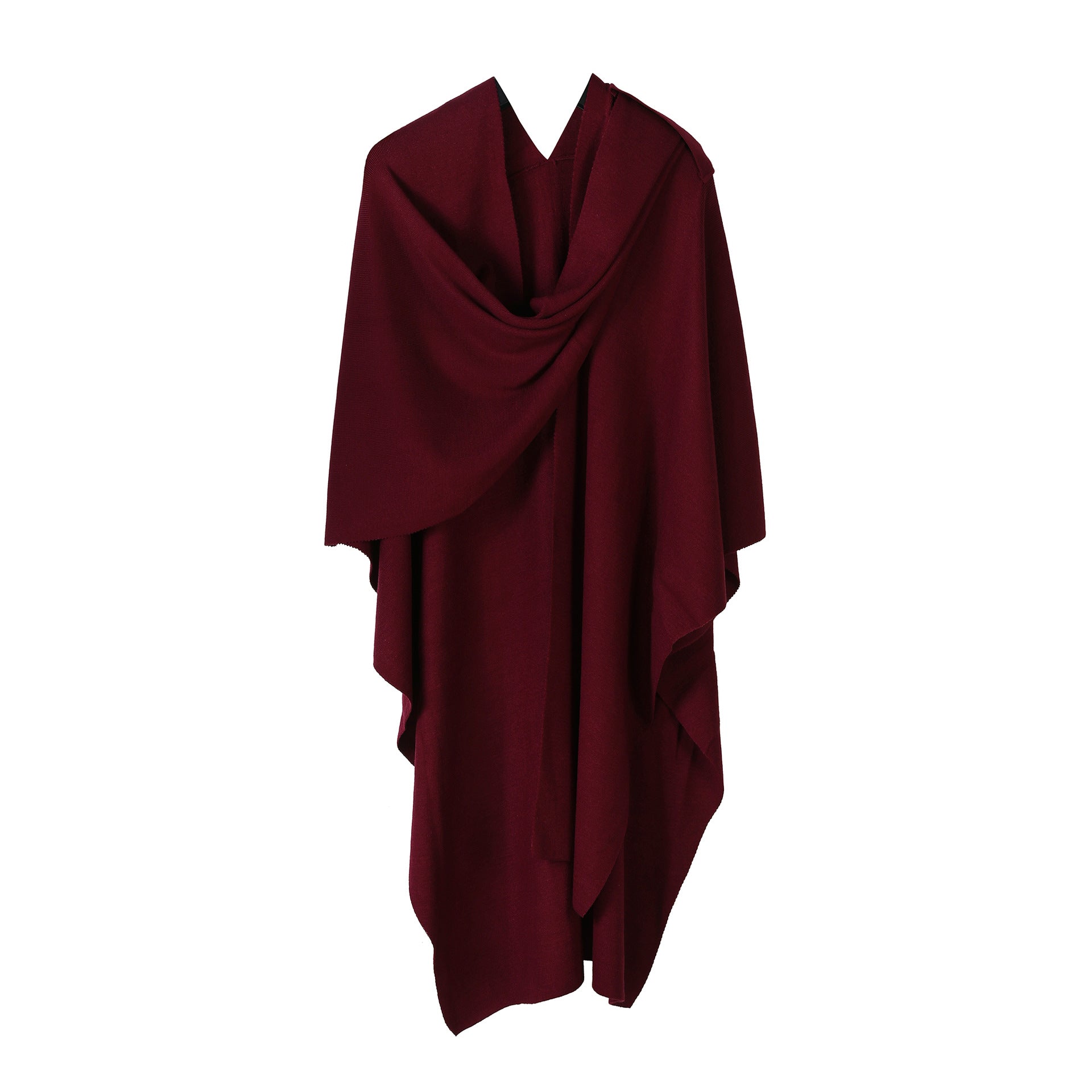 Knitted  Solid Color Shawl For Women