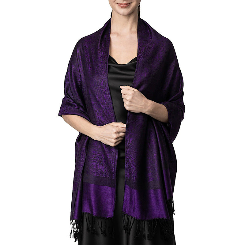New Lightweight Luxury Shawl For Women A Faux Cashmere Wrap Style Scarf