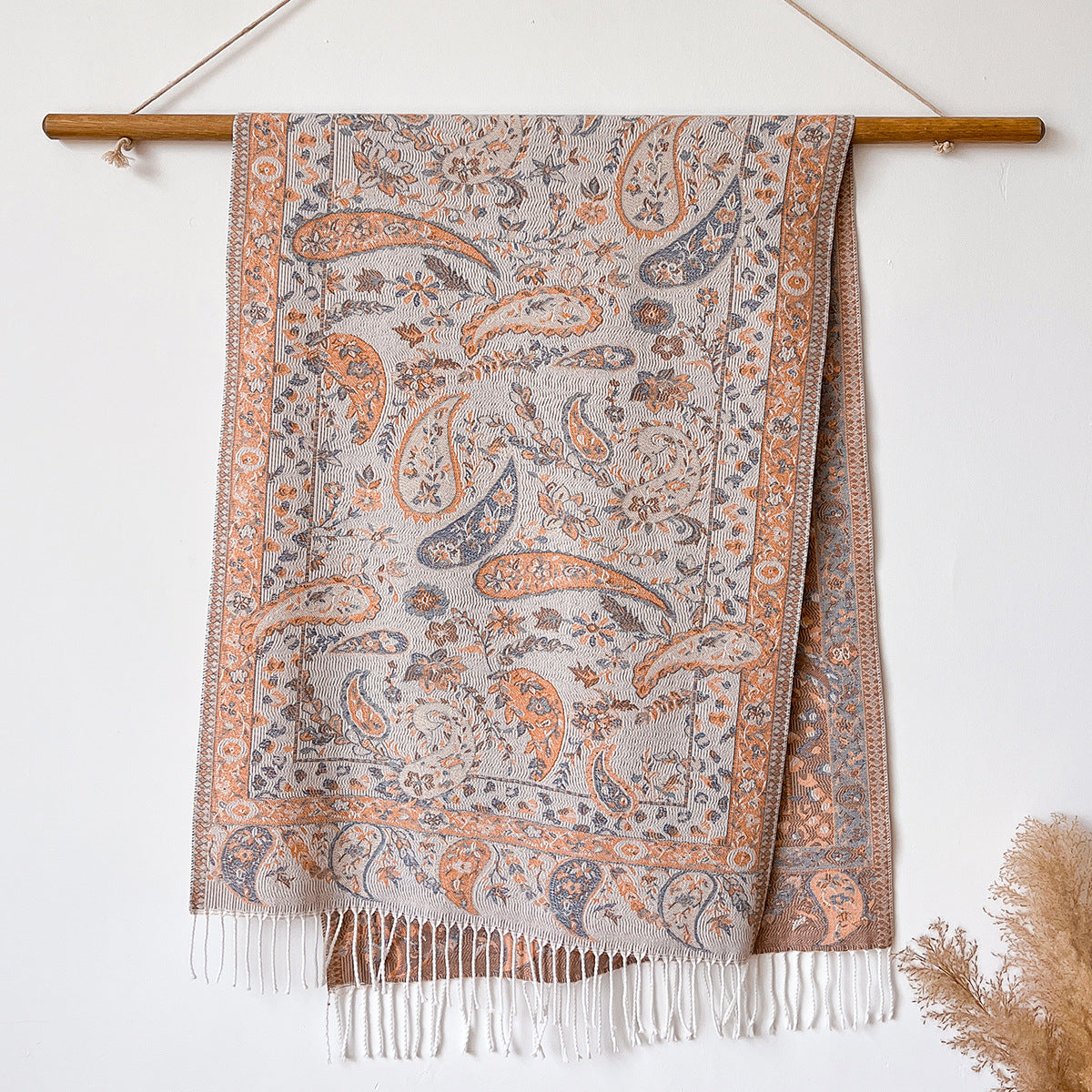 Thickened Warm Tasseled Cloak Womens Neck Warmer
