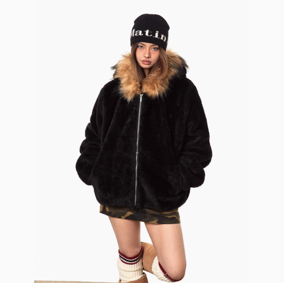 Winter Complex Thickened Warm Cotton Coat Loose