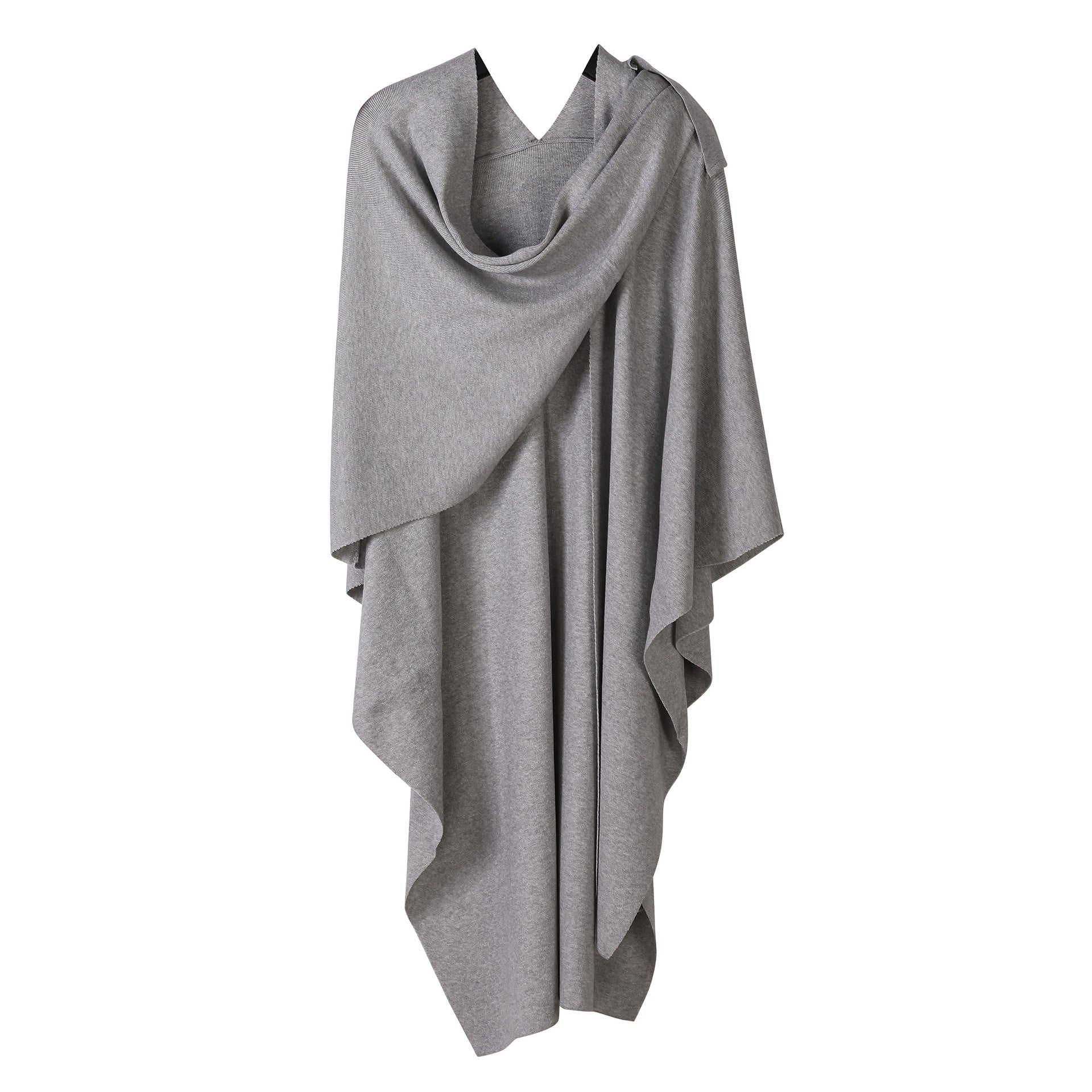 Knitted  Solid Color Shawl For Women