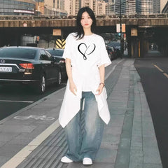 Womens Relaxed Versatile Short-sleeve Top