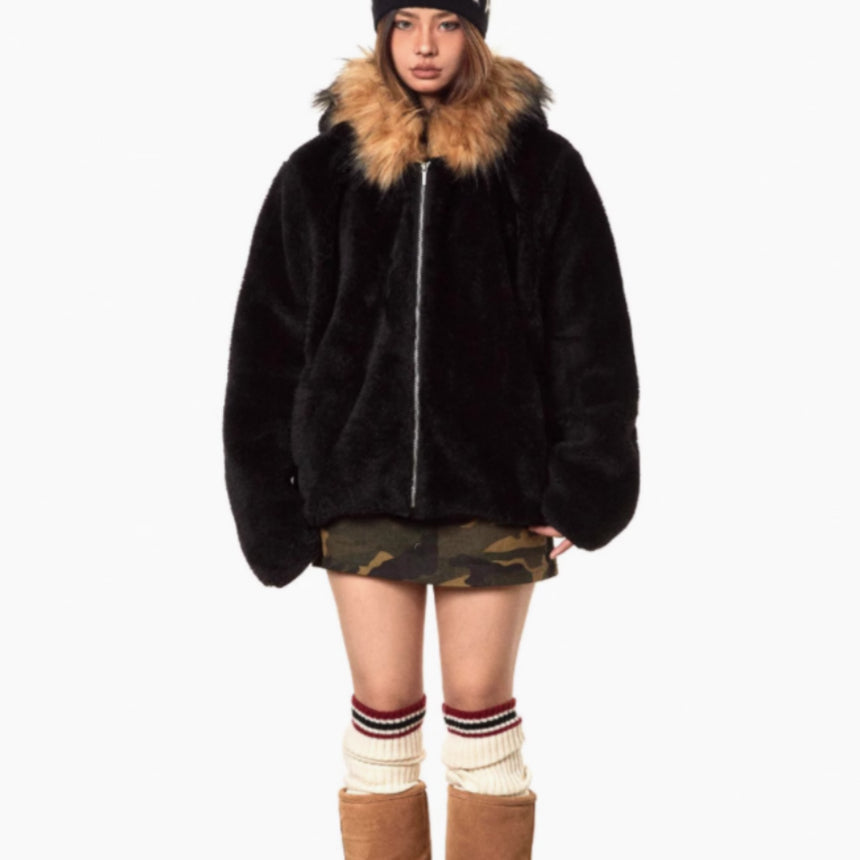 Winter Complex Thickened Warm Cotton Coat Loose